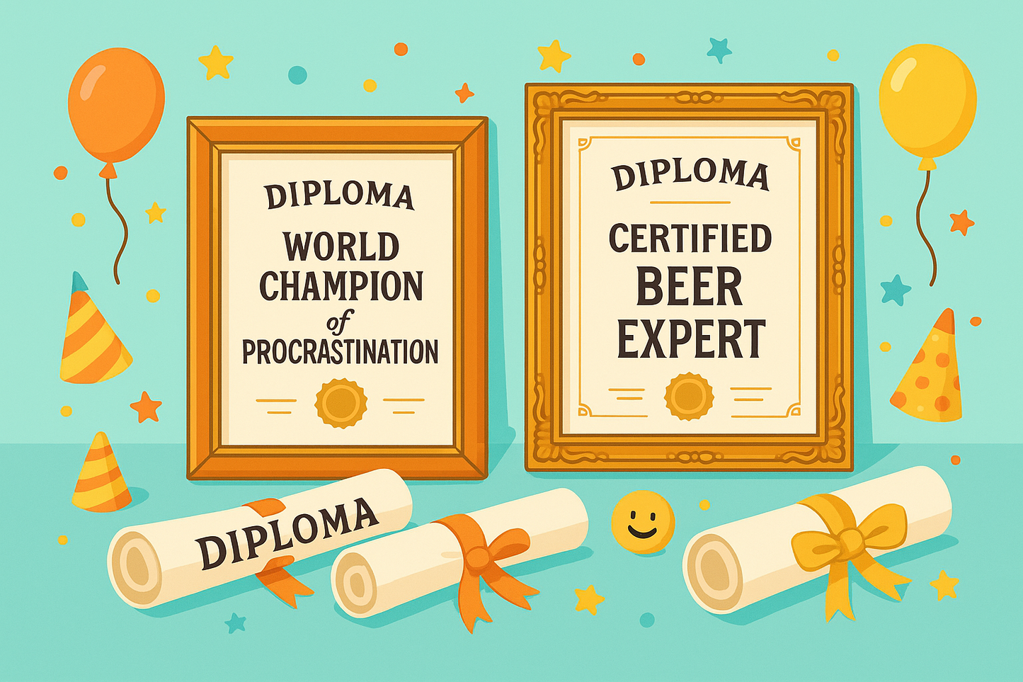 Diploma „Cel mai întârziat prieten”